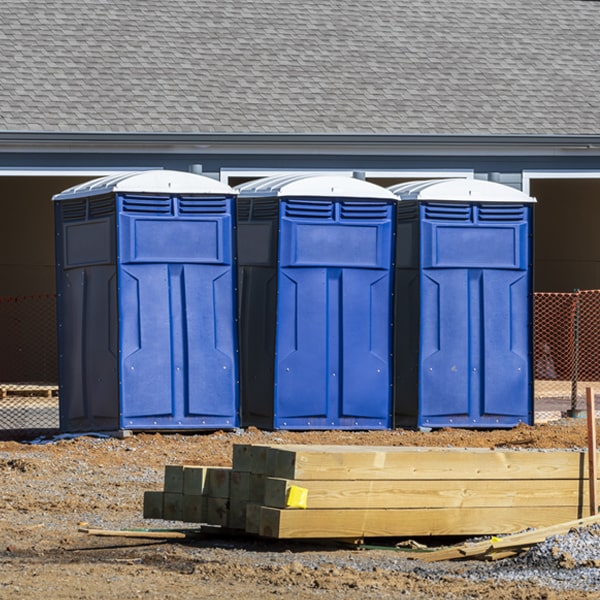 what is the maximum capacity for a single portable toilet in Monee Illinois